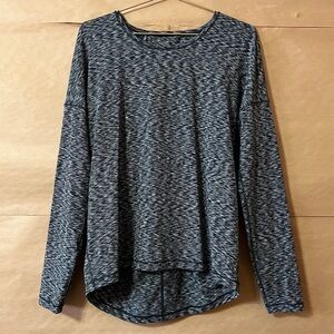 Lululemon | Get Set Long Sleeve Top Open Back Luon Spaced Out Space Dye Size 10